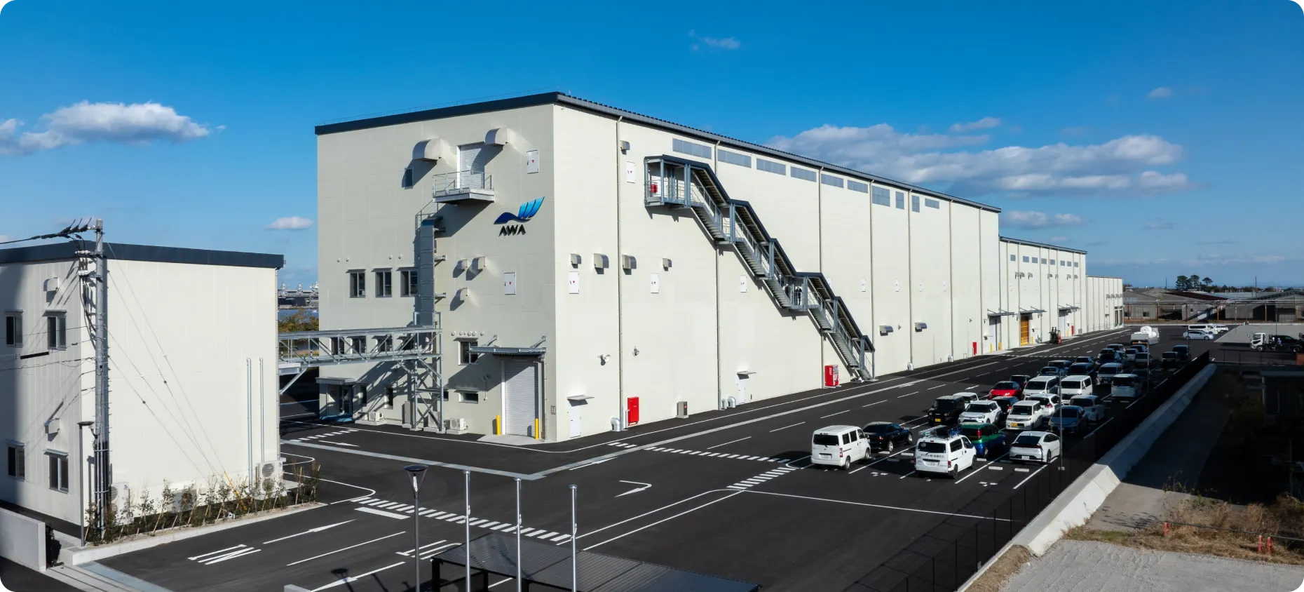 現在の阿波製紙の新工場